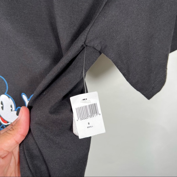 Disney Parks Mickey Mouse Retro Color Block Shirt S Adult Unisex Tee Black - Picture 3 of 7